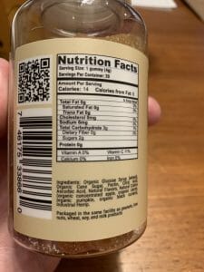 d8 gummies ingredients label