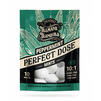 perfect dose cbd-thc mints peppermint